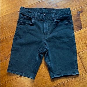 Black H&M Slim Fit Jean Short Size 29